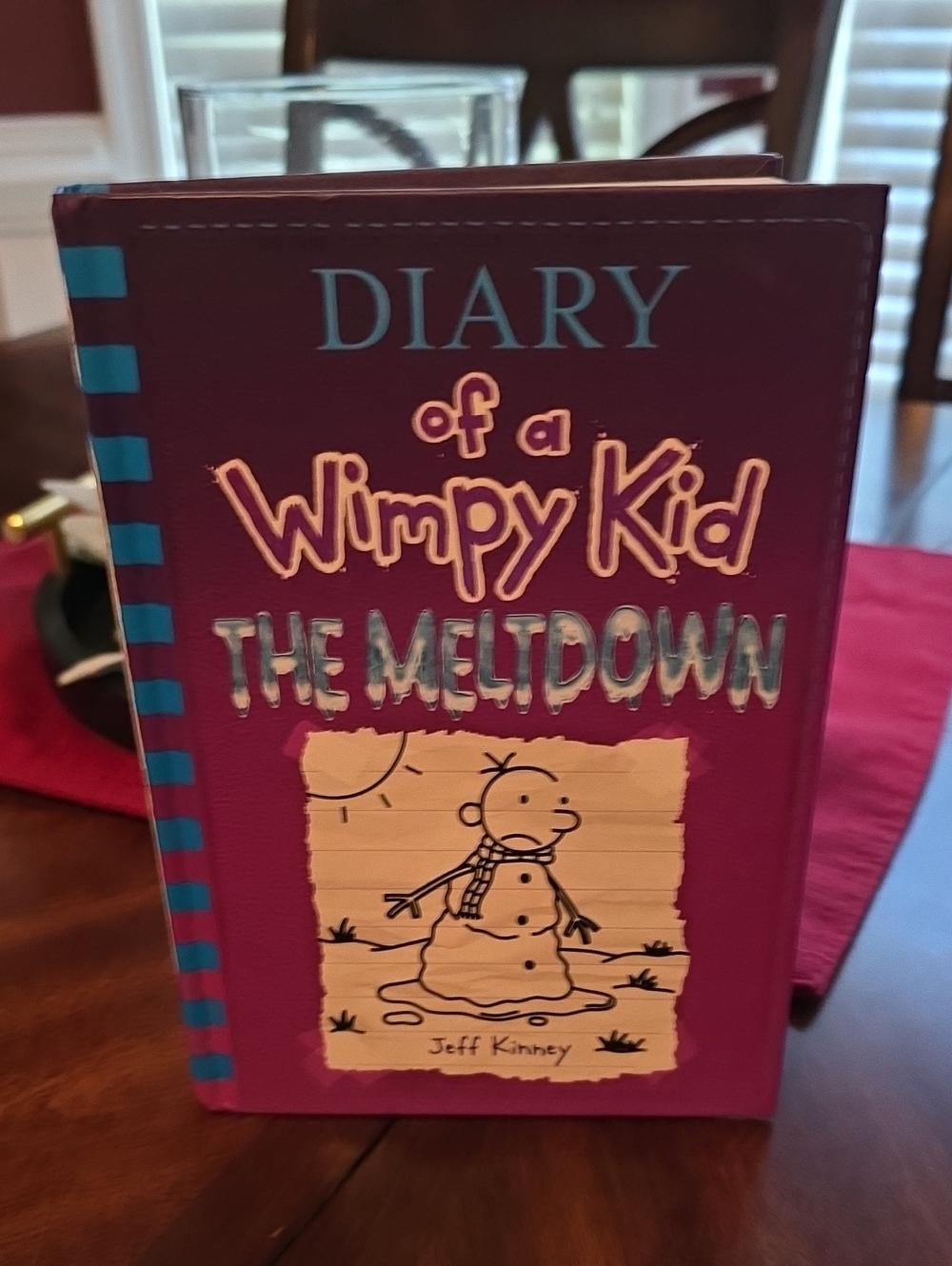 Diary of a Wimpy Kid: The Meltdown - Purple Kids Hard Cover Book by Jeff Kinney